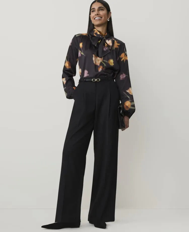 The Pleated Straight Pant