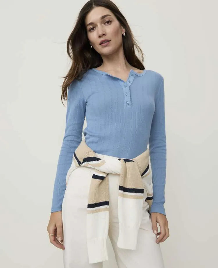 Weekend Pointelle Henley Top