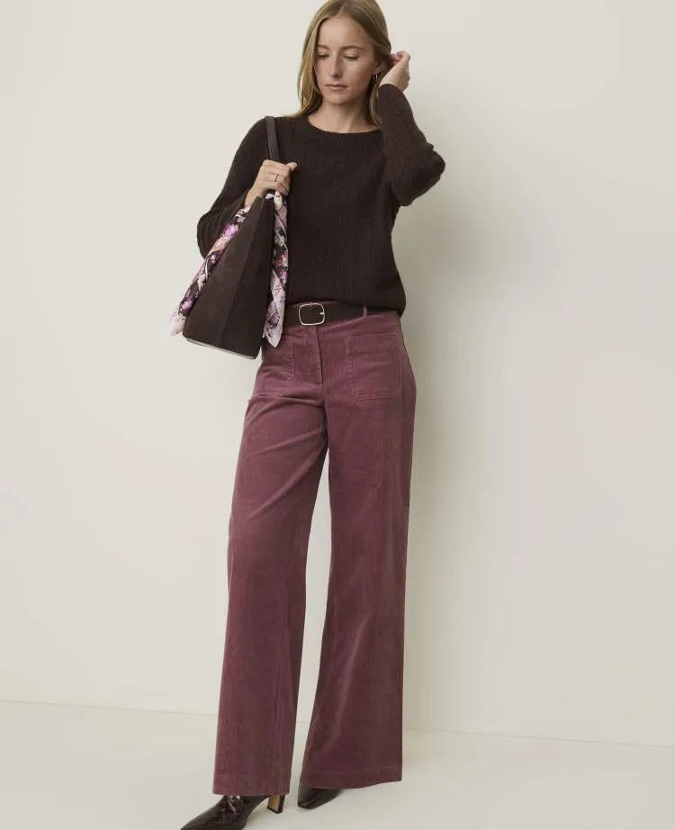 Petite Weekend Patch Pocket Pant in Corduroy