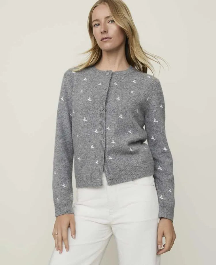 Weekend Floral Embroidered Cardigan