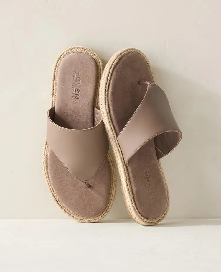 Haven Well Within Leather Espadrille Sandals