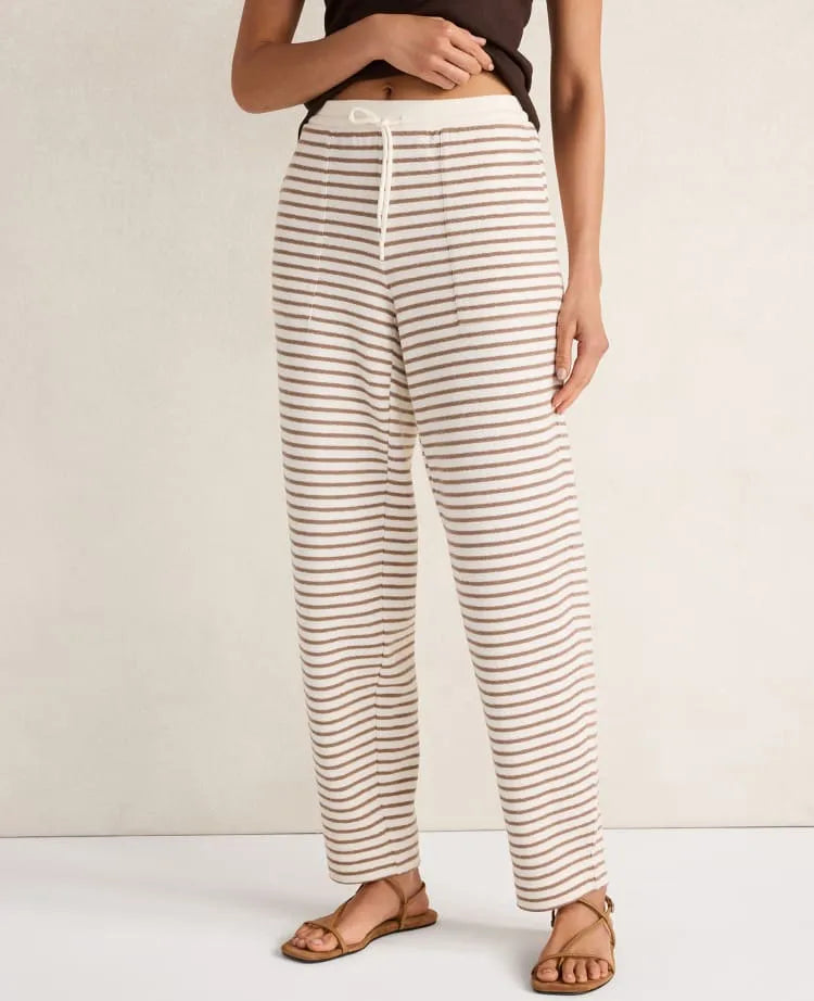 Haven Well Within Cotton Blend Textured Barrel Leg Pants