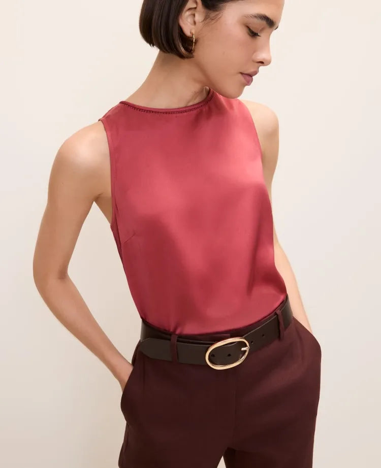 Mixed Media Lace Trim Top