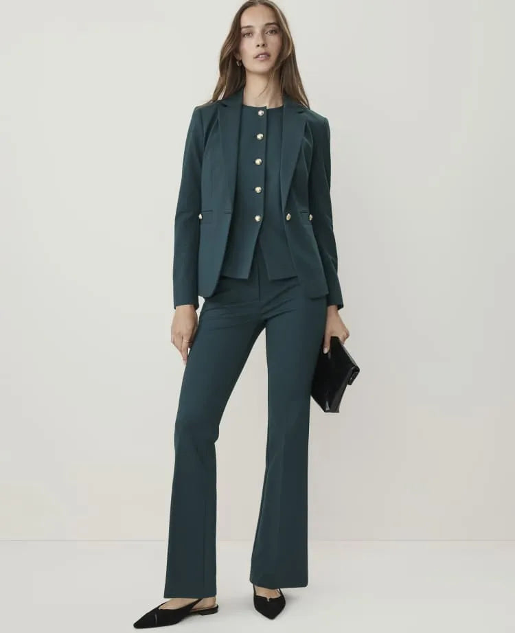 The Skinny Flare Pant in Ponte