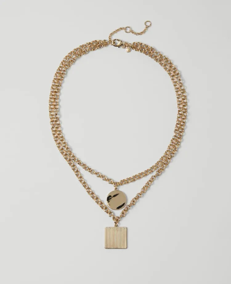 Layered Pendant Necklace