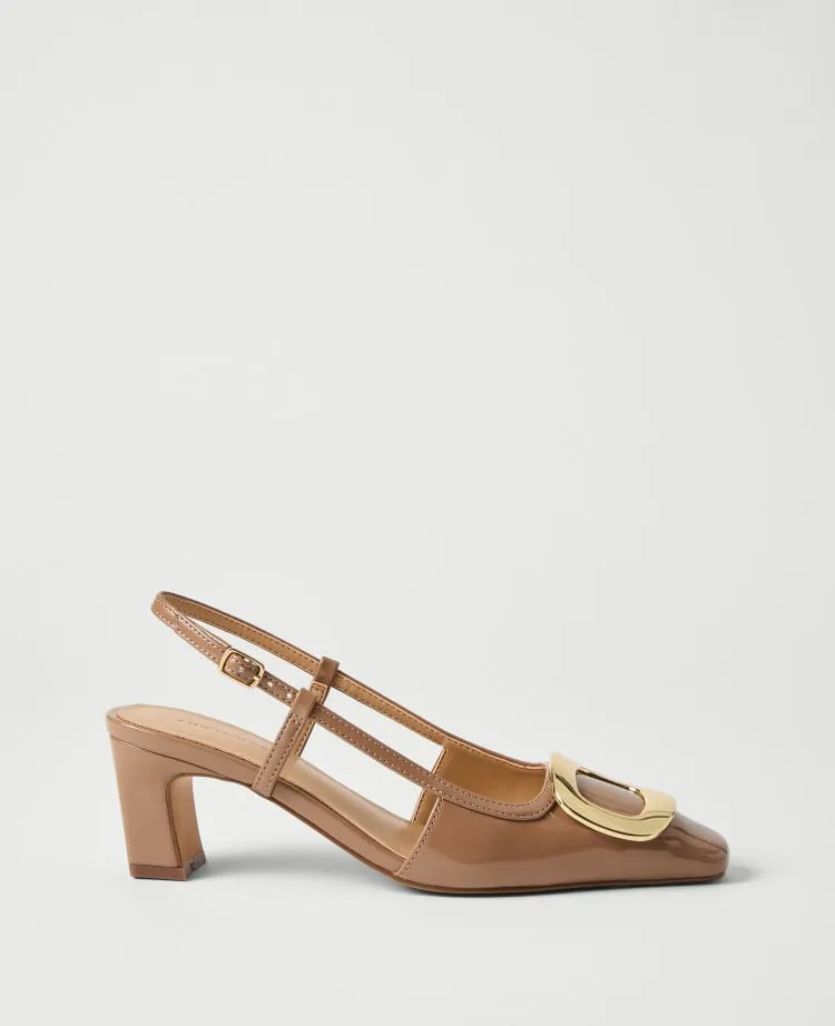 Patent Leather Buckle Pump