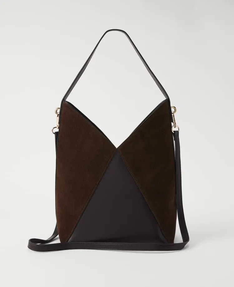 Suede Bucket Bag
