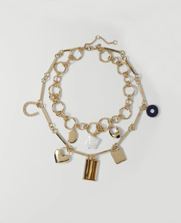 Layered Charm Necklace