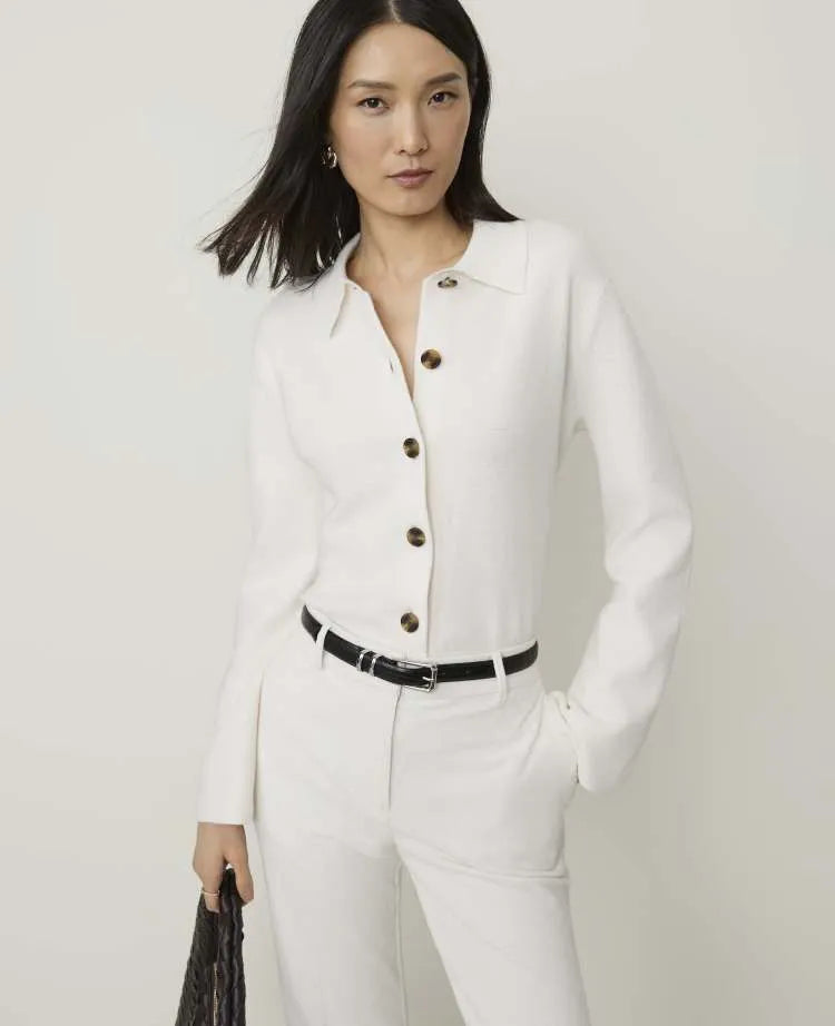 Collared Sweater Jacket