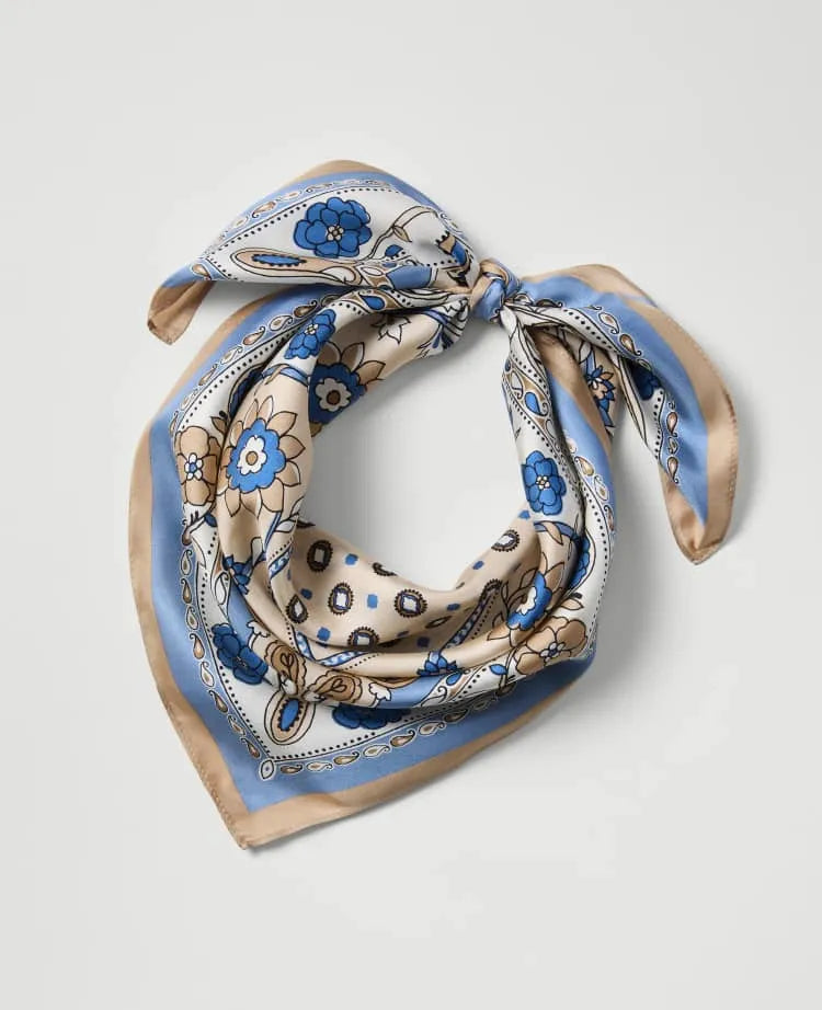 Weekend Paisley Silk Scarf