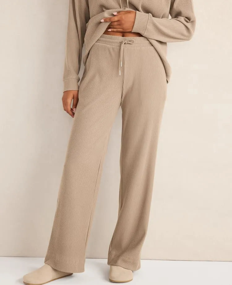 Haven Well Within Ottoman Rib Straight Leg Pants