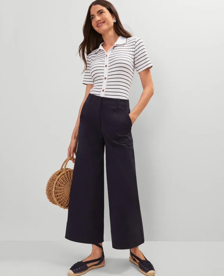 Weekend Wide-Leg Ankle Pant