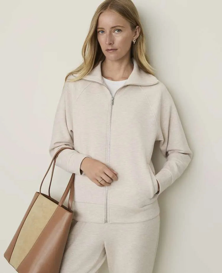 Weekend Double Zip Sweatshirt in CloudPlush