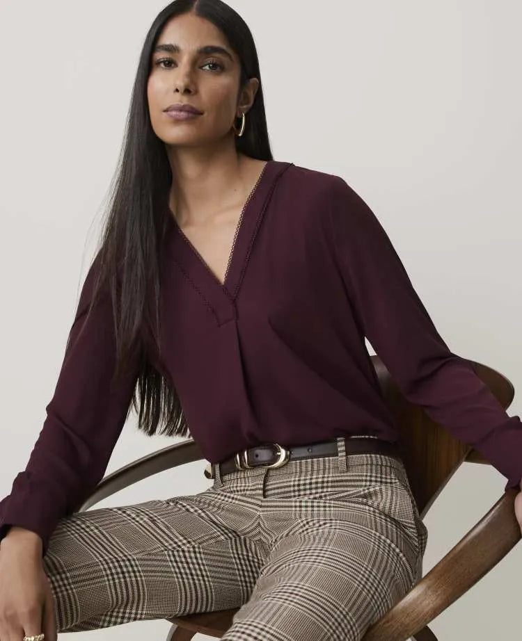 Lace Trim Top
