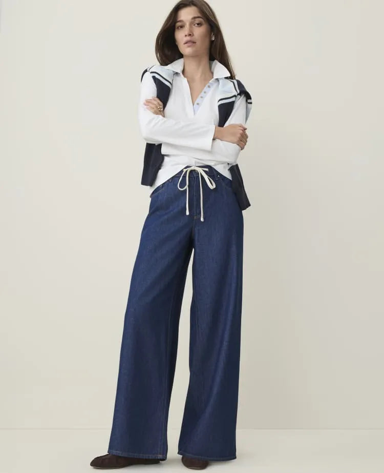 Petite Weekend Tie Waist Jean