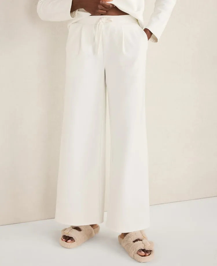 Haven Well Within Soft-Brushed Fleece Wide Leg Pants