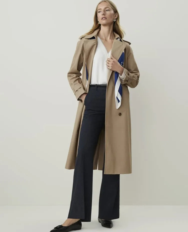 The Jayne Trouser in Faux Denim