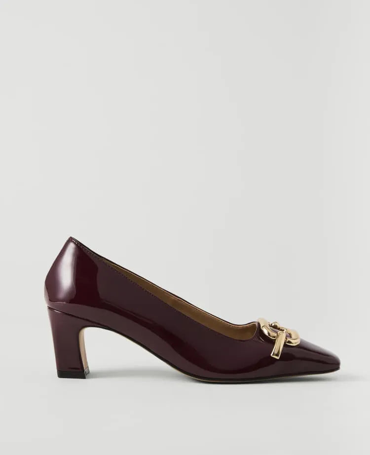 Patent Leather Buckle Pump