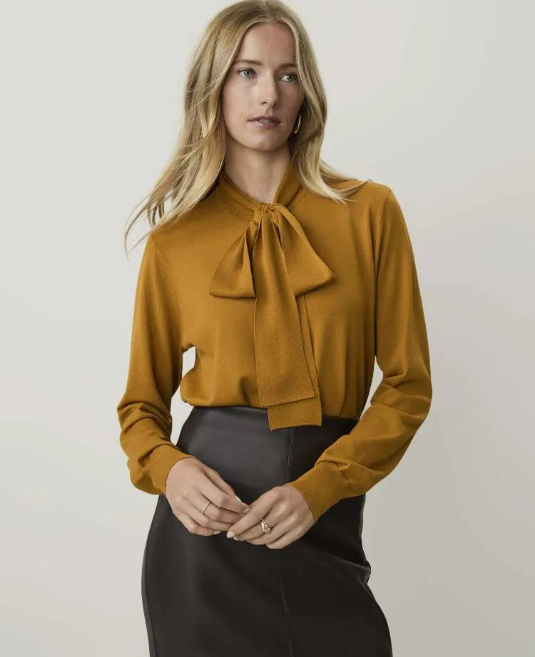 Bow Neck Cardigan
