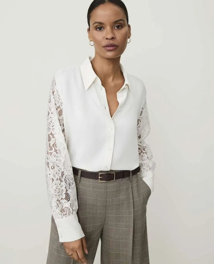 Lace Sleeve Shirt