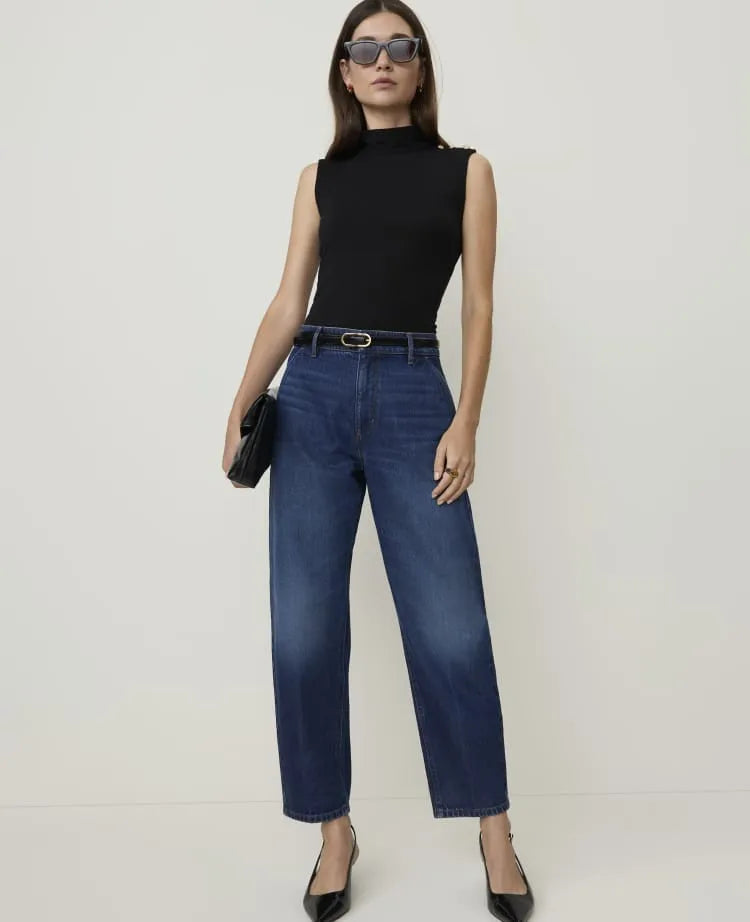 The Petite Tapered Straight Jean