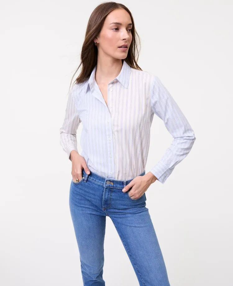 Weekend Striped Relaxed Perfect Shirt