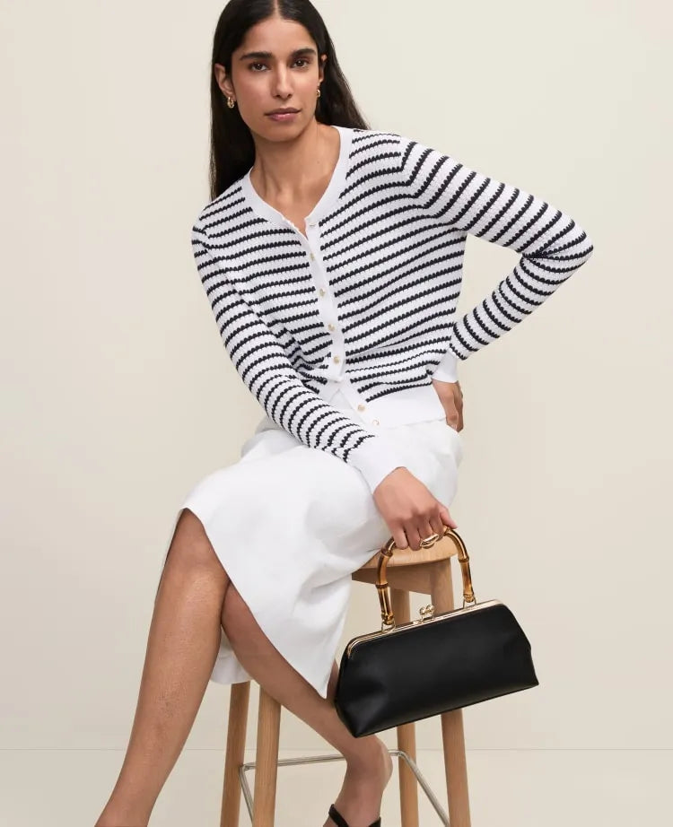 The Striped Ann Cardigan